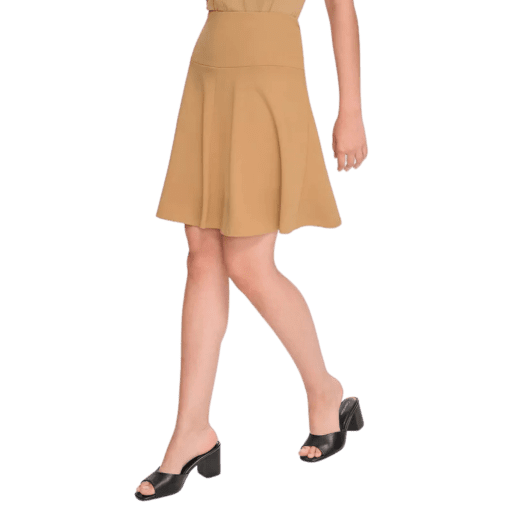 Calvin Klein Tan Mini Skirt - 12P - Women's Skirts - Crepe - Image 3