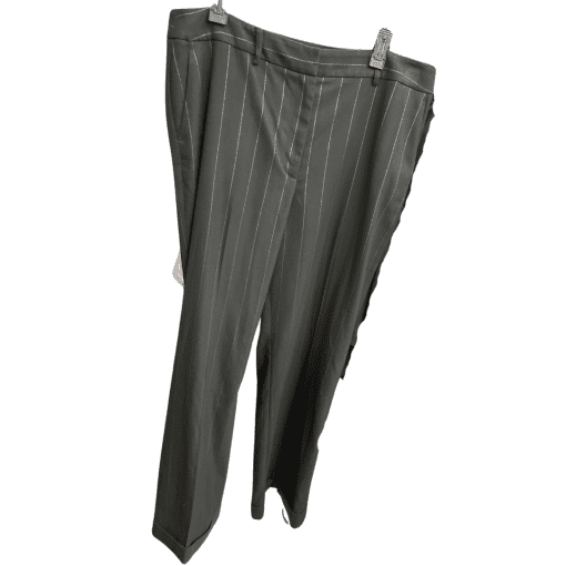 KARL LAGERFELD Black Pinstripe Dress Pants Size 16 - Trousers - Image 2