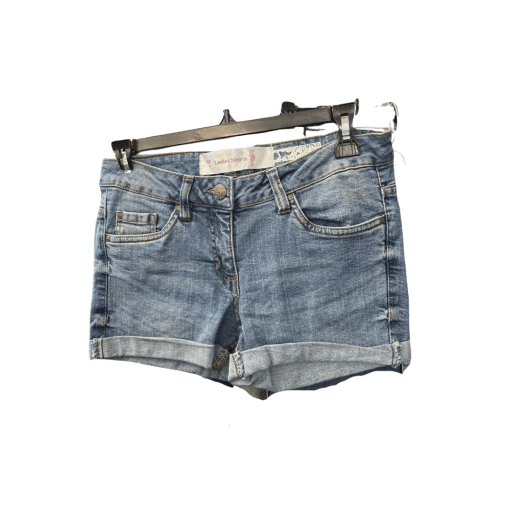 LADIES SHORTS women blue jean 6