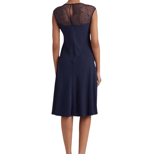 LAUREN RALPH Lauren Tynlee Womens Lace Knee-Length Sheath Dress size 8