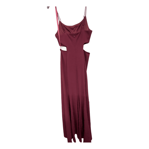 Jump Apparel Burgundy Cutout Maxi Dress - Size 9/10 - Formal Dress - Image 2