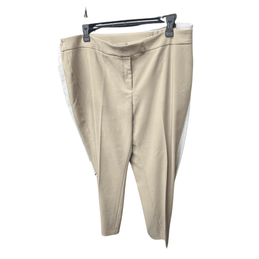 Anne Klein Khaki Plus Size Pants 18W - Women's Dress Pants