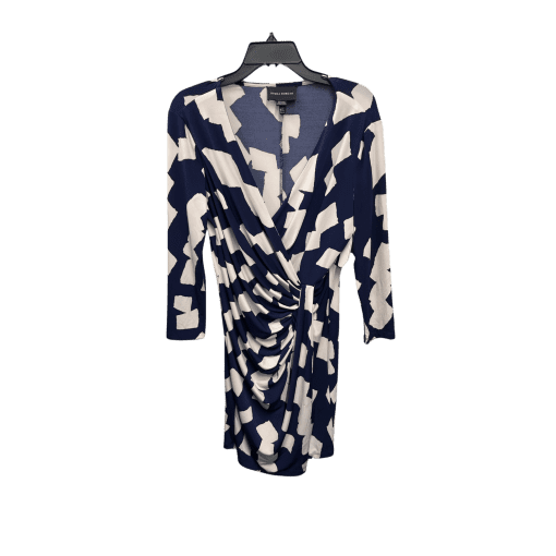 Donna Morgan Blue White Print Dress Size 4 - Women's Cocktail Dress