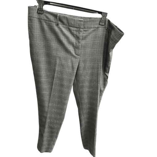 Calvin Klein Plaid Pants Gray 18W Women's Dress Pants