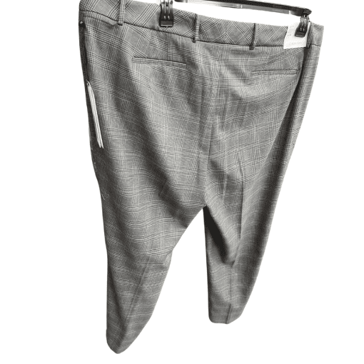 Calvin Klein Plaid Pants Gray 18W Women's Dress Pants - Image 2