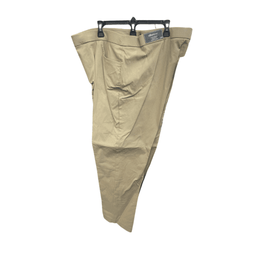 Allure Khaki Plus Size 20W Straight Leg Pants - Women's Trousers - Image 2