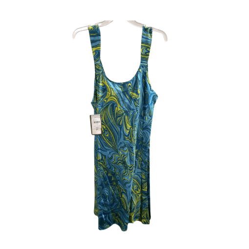 Winlar Blue/Yellow Swirl Romper 1X - Women's Jumpsuit - Image 2