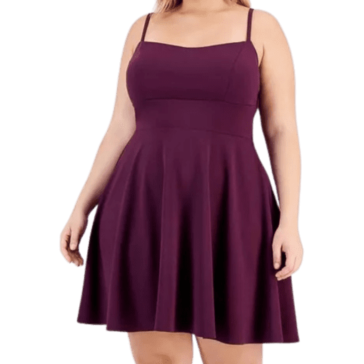 City studio Plus Womens Skater Short Mini Dress 16W