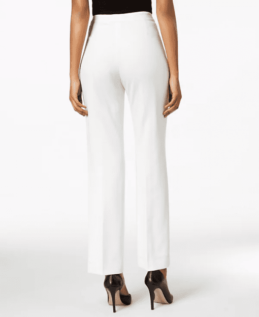 Kasper Vanilla Ice Straight Leg Pants Size 14 - Women's Trousers - Image 2