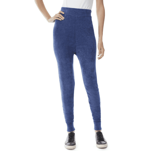 Jones New York Blue Chenille Joggers - Women's Medium - Lounge Pants