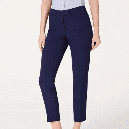 Anne Klein Women's Crepe Bowie Pant- Clearance in Distant Mountain Size 2