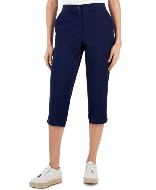 Karen Scott Blue Capri Pants Women's Size 6 - Casual Pants