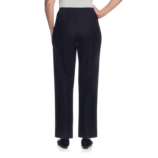 Blair Women's Alfred Dunner® Denim and Twill Jeans - Black - 12 - Misses - Image 2