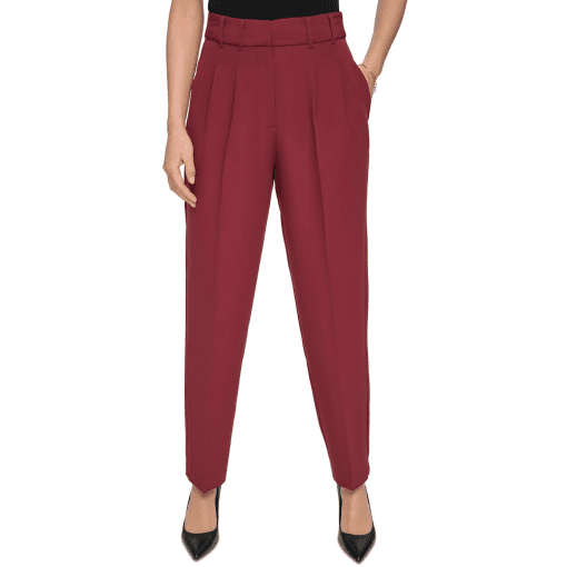 DKNY Cabernet Pleated Pants Size 6 | Women's Dress Pants