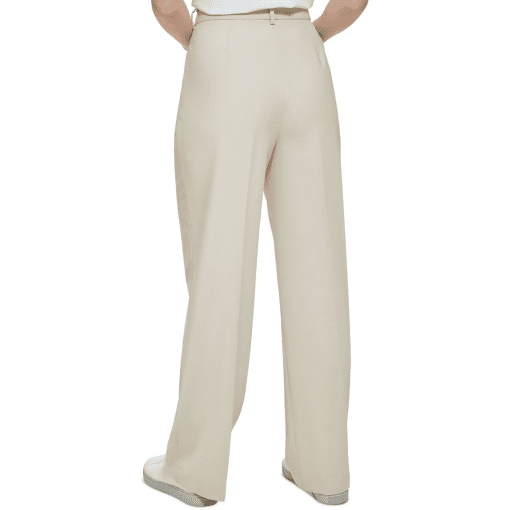 Pikeperch Beige Wide Leg Dress Pants - Size 6 - Women's Trousers - Image 2