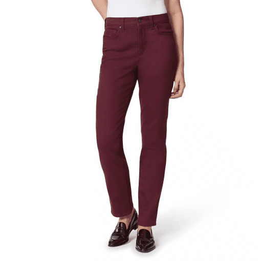 Gloria Vanderbilt Womens Amanda Classic Rise Everyday Tapered Leg Jeans huckleberry 4