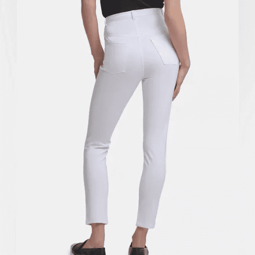 Karl Lagerfeld White High Waist Jeans - Size 4 - Women's Pants - Image 2