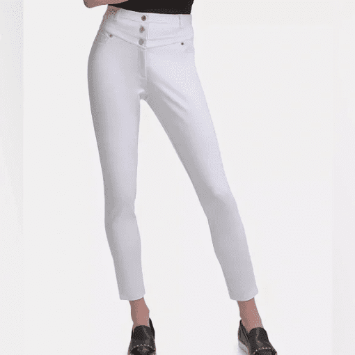 Karl Lagerfeld White High Waist Jeans - Size 4 - Women's Pants