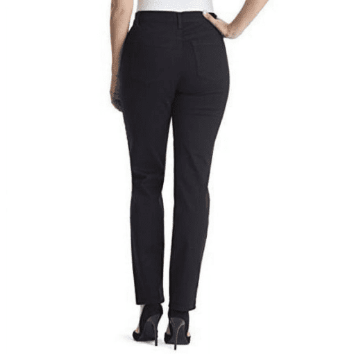 Blair Women's Amanda Stretch-Fit Jeans by Gloria Vanderbilt® - Black - 6P - Petite - Image 2