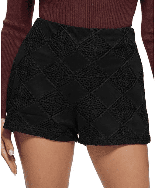 GUESS Kimana Crochet Short black XS