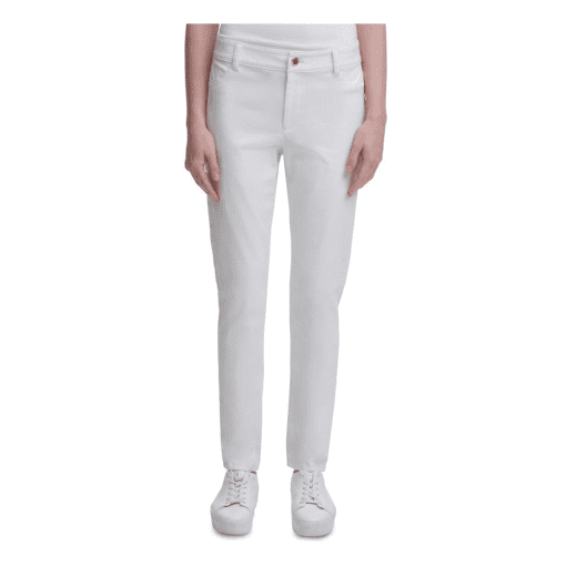 Calvin Klein White Twill Pants Women's Size 14 - Casual Trousers