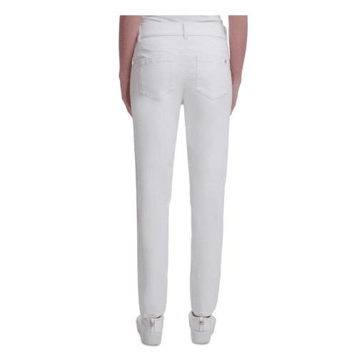 Calvin Klein White Twill Pants Women's Size 14 - Casual Trousers - Image 2