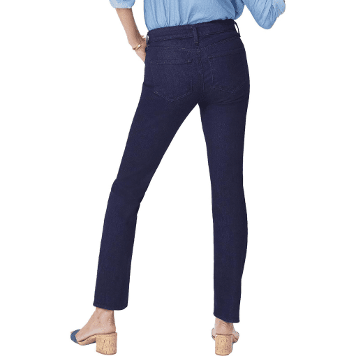 NYDJ Sheri Slim Jeans - Petite Dark Wash Denim Pants - Size 0P - Image 2