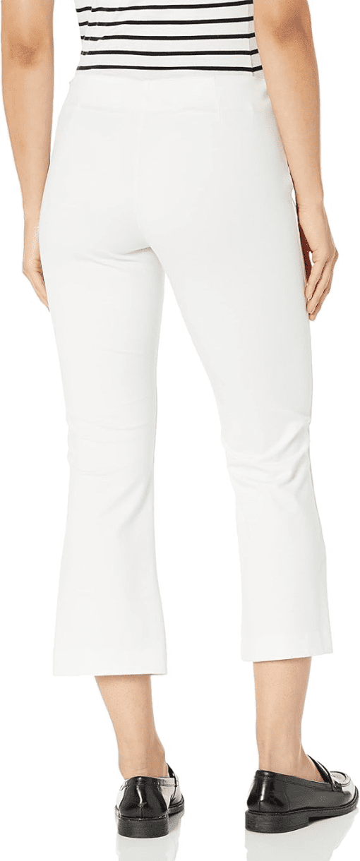 Karl Lagerfeld White Cropped Flare Pants Size 14 - Women's Trousers - Image 2