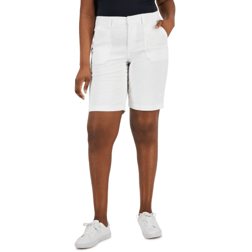 Karen Scott White Bermuda Shorts - Size 18 - Women's Bottoms