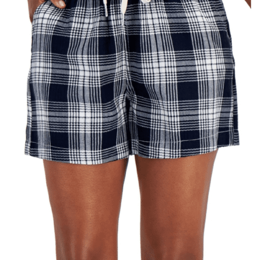 Tommy Hilfiger Plaid Shorts Women's XL Blue Casual Shorts - Image 2