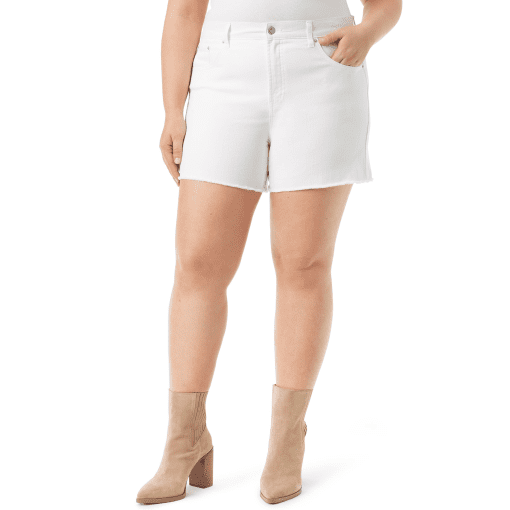 Jessica Simpson White Denim Shorts Plus Size 22W - Women's Shorts