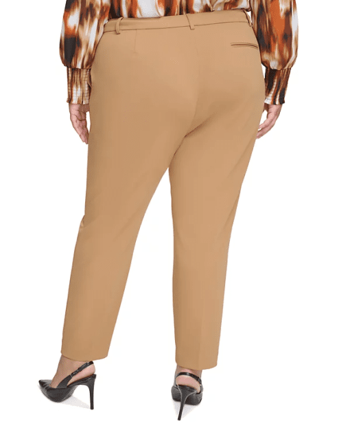 Calvin Klein Plus Size Khaki Pants - Women's Trousers - Image 2