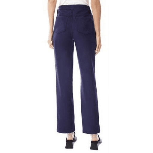 Jones New York Womens Suede Mid-Rise Straight Leg Pants 14 - Image 2