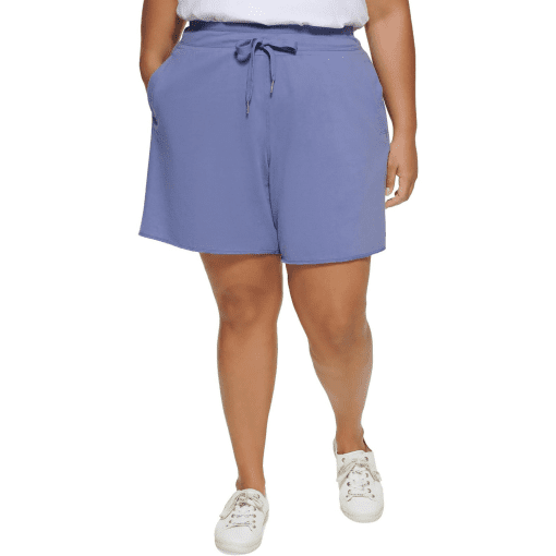 Calvin Klein Plus Blue Gym Shorts - Women's 2X - Workout Shorts