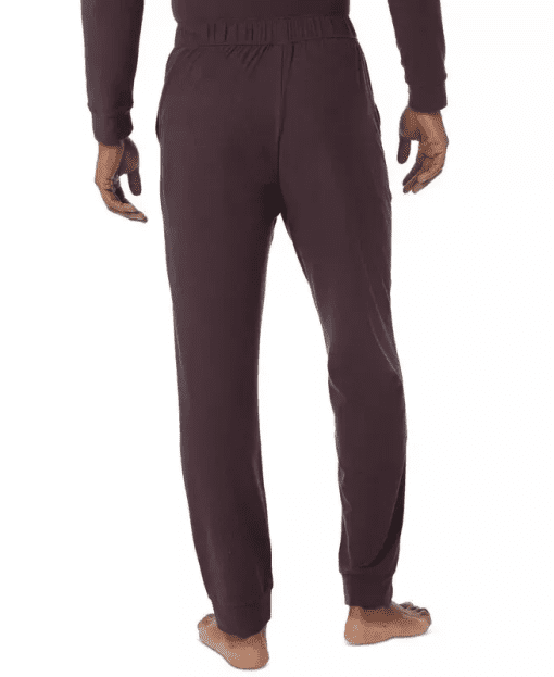 32 Degrees Men's Lightweight Drawstring Sleep Pants - Rich Plum XL/EG - Image 2