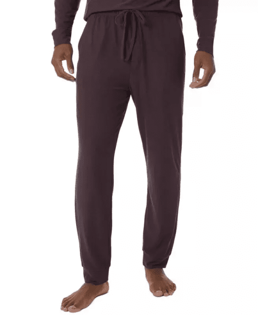 32 Degrees Men's Lightweight Drawstring Sleep Pants - Rich Plum XL/EG