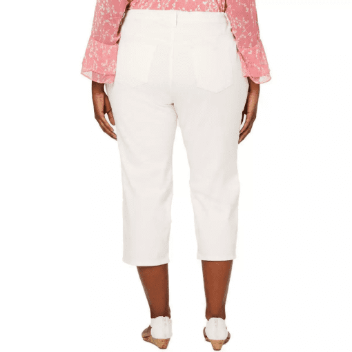 Charter Club Plus White Cropped Jeans 22W - Women's Plus Size Pants - Image 2