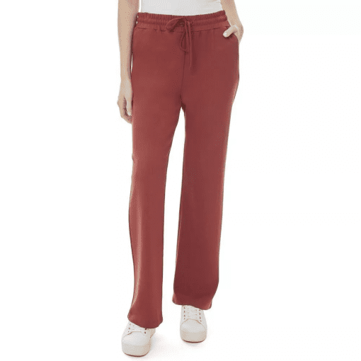 Jones New York Rust Knit Wide Leg Pants - XL - Women's Trousers