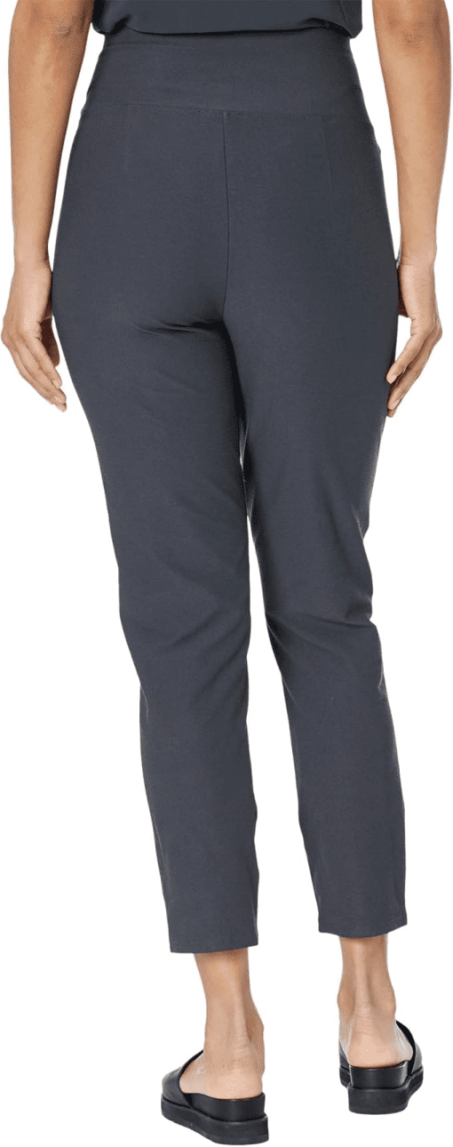 EILEEN FISHER Charcoal Plus Size Ankle Pants - Women's Trousers