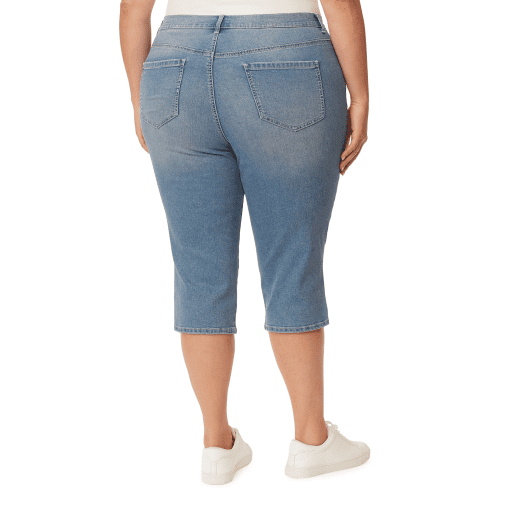 Gloria Vanderbilt Amanda Capri Jeans - Light Wash - Plus Size - Capris