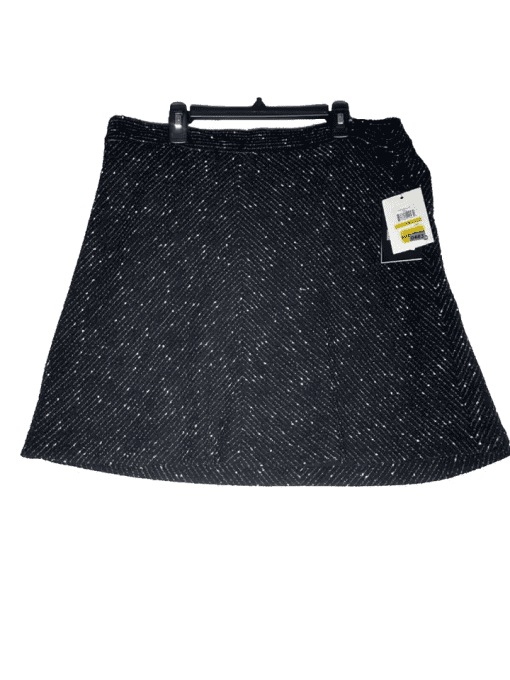 DKNY Black Tweed A-Line Skirt Size 12 - Women's Skirts