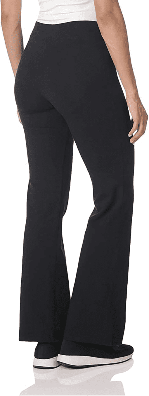 Karen Scott Plus Black Pants - Plus Size Women's Fleece Bottoms - Image 2