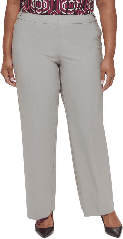 Calvin Klein Plus Gray Dress Pants - Size 16 - Women's Trousers