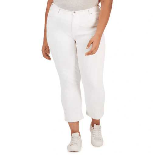 Celebrity Pink White Capri Jeans Plus Size 3X - Women's Pants