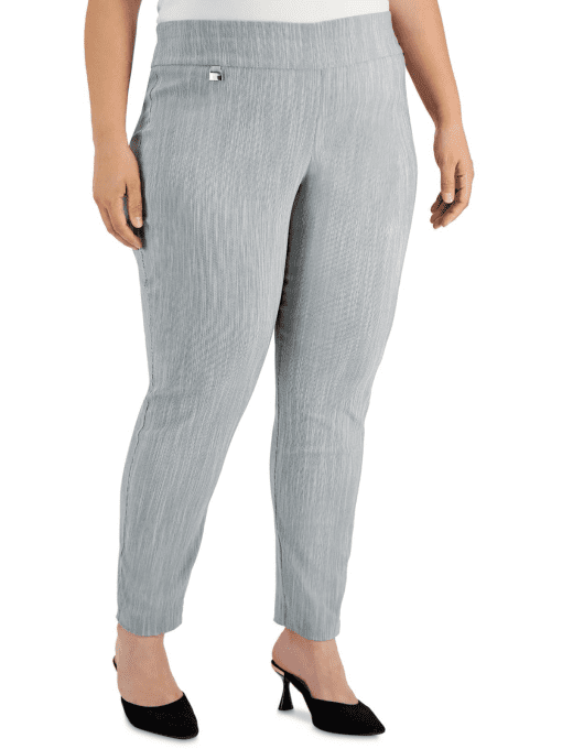 Alfani Plus Gray Skinny Pants 24W - Women's Dress Pants