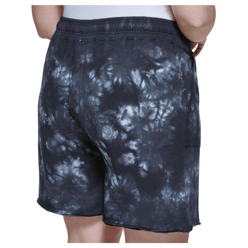 DKNY Plus Size Tie Dye Shorts Black Women's Activewear 3X - Image 2