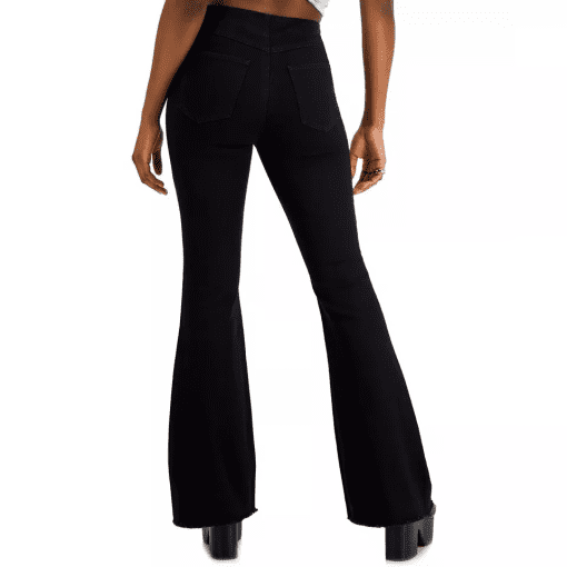 Tinseltown Womens Plus High Rise Stretch Flare Jeans 24W