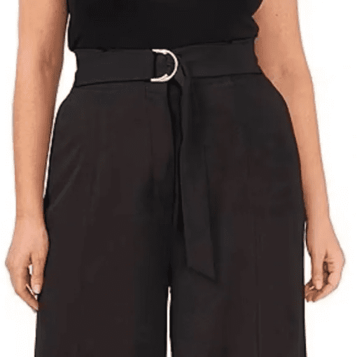 CeCe Black Wide Leg Pants Plus Size 18W - Women's Trousers - Image 3