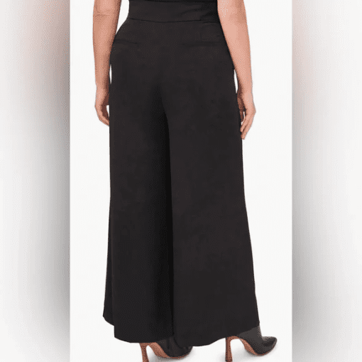 CeCe Black Wide Leg Pants Plus Size 18W - Women's Trousers - Image 2