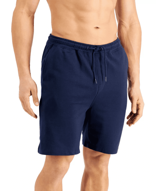 Alfani Men's Moisture-Wicking Pajama Shorts, blue XXL